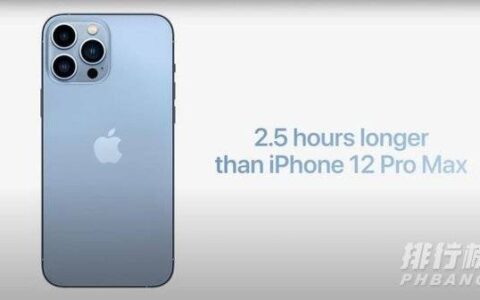 iphone13promax电池容量多少毫安，苹果13promax电池续航时间