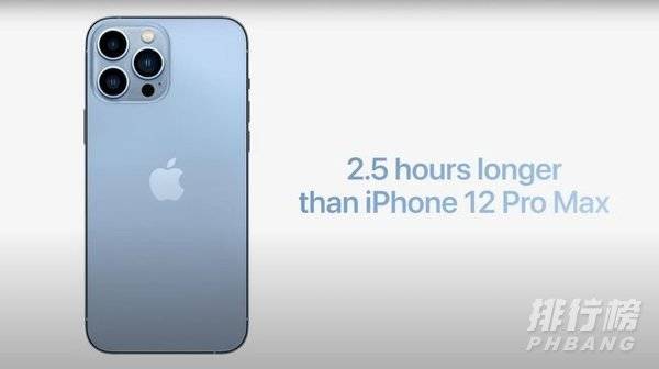 iphone13promax电池容量多少毫安_苹果13promax电池续航时间