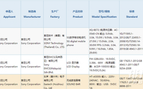 索尼xperia新机参数配置，索尼xperia新机参数详细