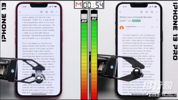 iphone13续航对比13pro_iphone13和pro续航实测
