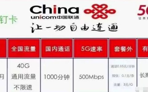 联通钉钉卡是什么套餐，联通钉钉卡19元套餐详情
