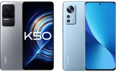 小米12x和红米k50哪个好，两者参数对比