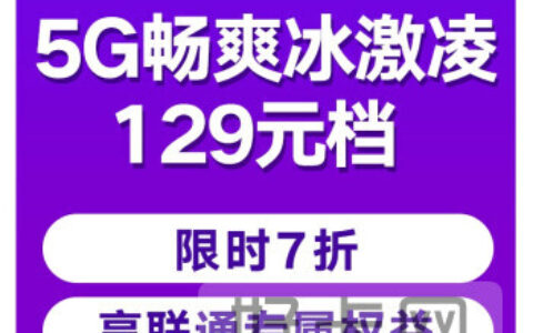 联通4G畅爽冰激凌放心用版套餐详情介绍2022