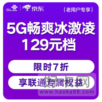 联通4G畅爽冰激凌放心用版套餐详情介绍2022-1