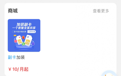 电信副卡怎么收费