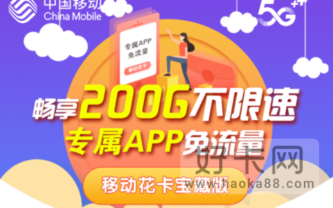 中国移动花卡宝藏版套餐介绍 分29元/39元两档资费