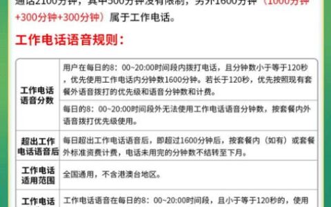 免费通话时间超级长的套餐，联通小橙卡59元，长期免费办理