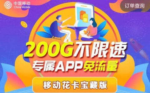 移动花卡宝藏版200g流量是什么？