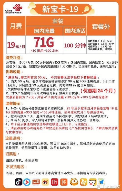 联通月租永久19元套餐到底划算吗？资费标准是这样的