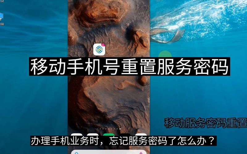 移动服务密码忘了怎么重置？这些方式很重要