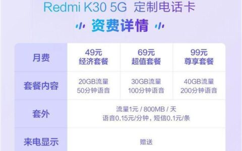 小米十周年5g纪念卡，哪一档最划算？