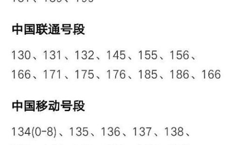 188号段是哪家运营商？