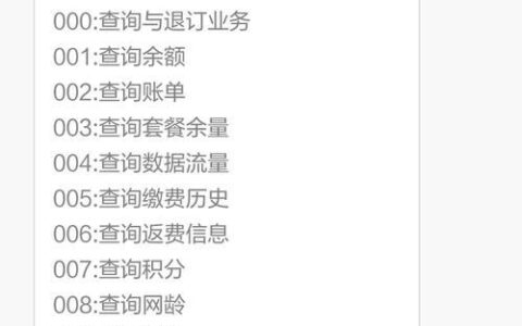 中国移动查话费发什么到10086？