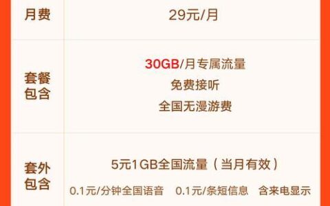 联通王卡套餐介绍：流量大、资费低、还能免流