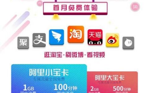蚂蚁小宝卡：月租6元，近百款APP流量全国免费