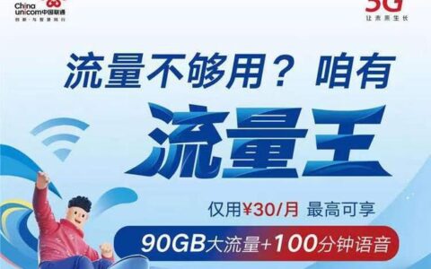 沃派流量王39元套餐：流量多、价格实惠、适合大流量用户