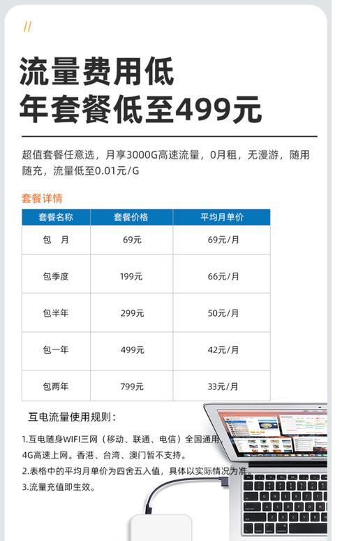中国移动随身wifi套餐价格表2023年10月最新
