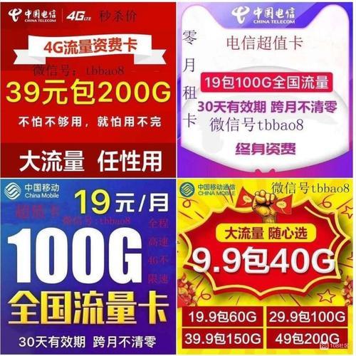 【电信19元180G流量卡】性价比之王，月租低流量多