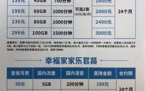 武汉联通宽带套餐价格表2023年