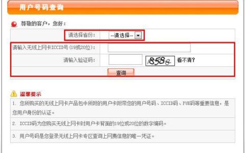 中国联通iccid查询号码官网，简单三步查询到