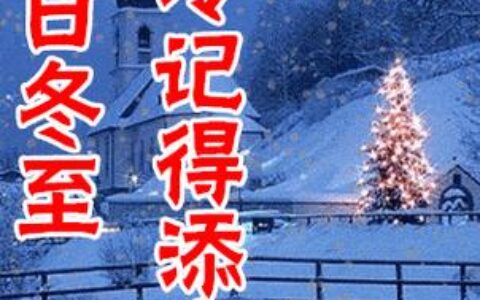 冬至短信问候：温暖冬日，情意绵绵