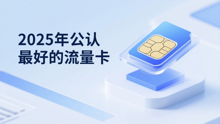 2025年5个公认最好的流量卡 套餐详细对比和亲测体验